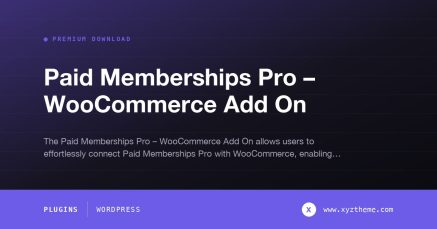 Paid Memberships Pro – WooCommerce Add On