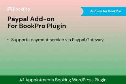 PayPal Payments Standard Add - on for BookPro Plugin