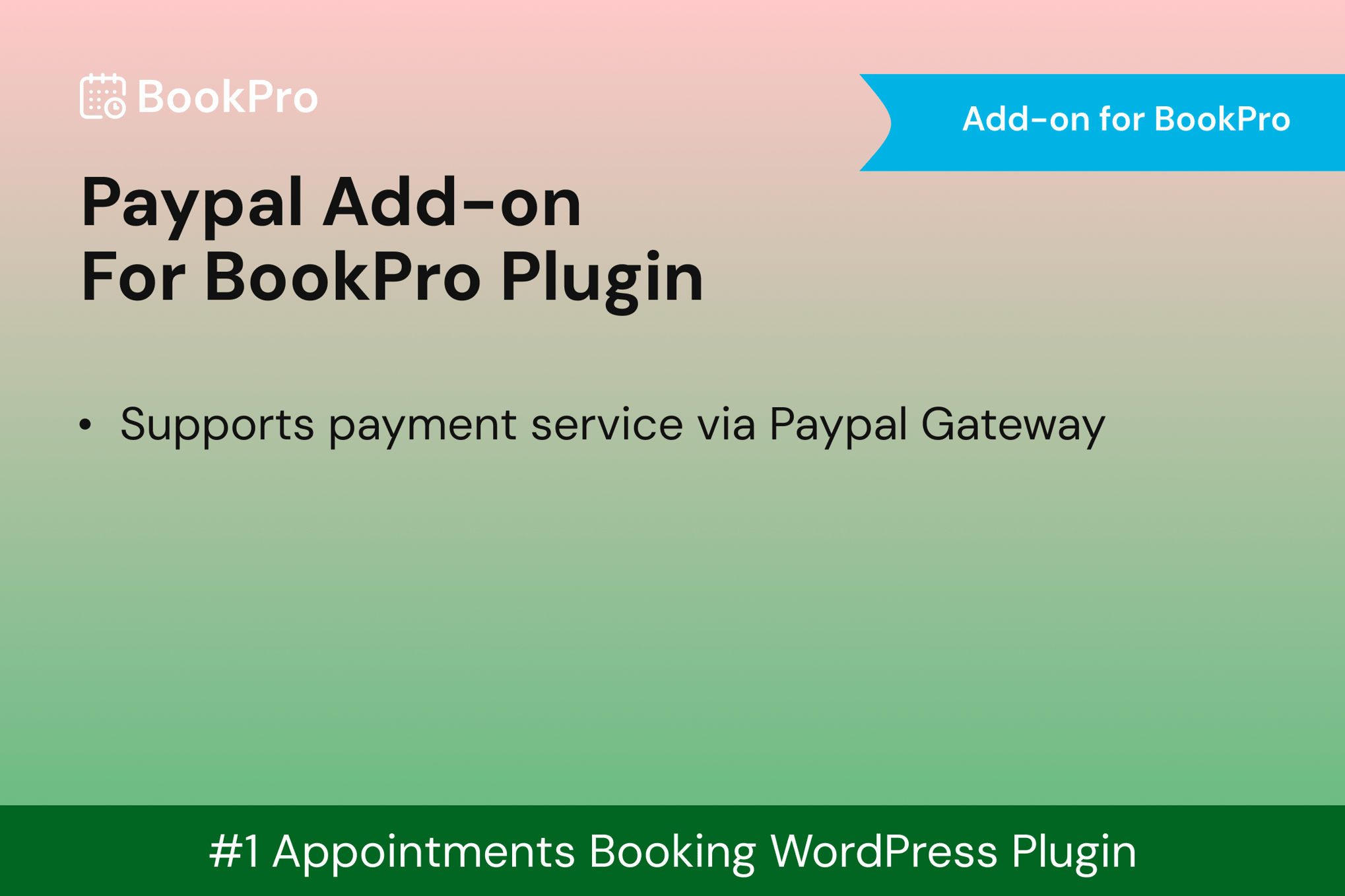 PayPal Payments Standard Add - on for BookPro Plugin