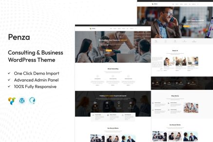 Penza – Consulting & Business WordPress Theme