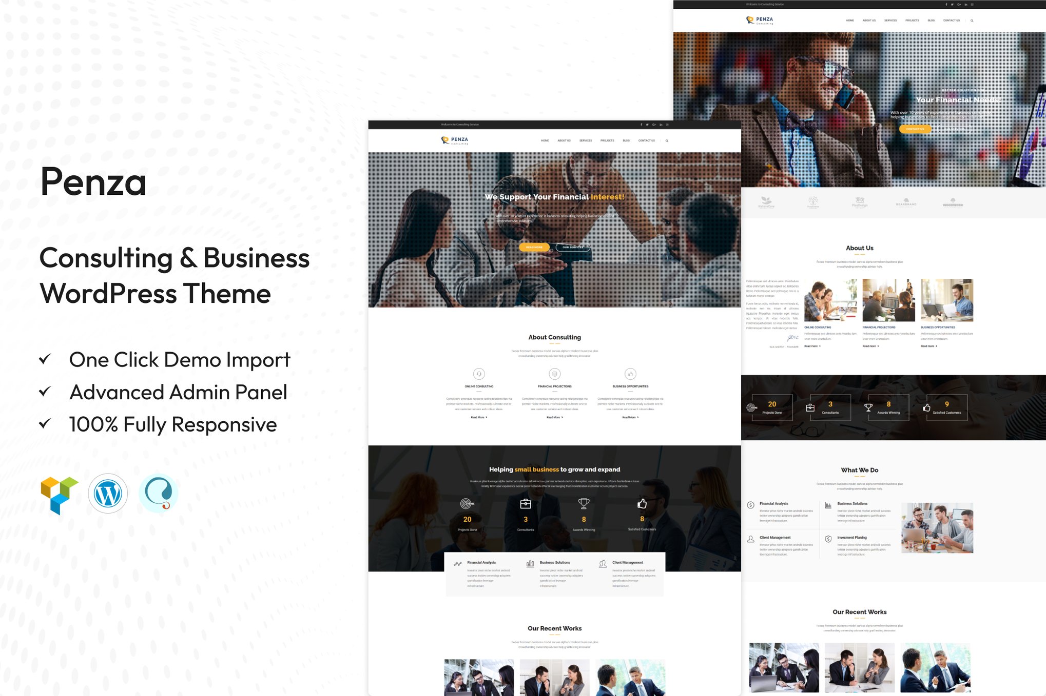 Penza – Consulting & Business WordPress Theme