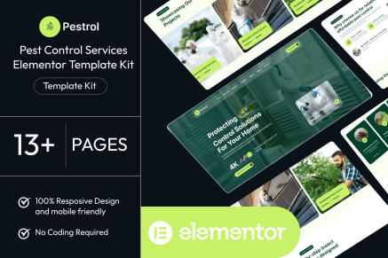 Pestrol – Pest Control Services Elementor Template Kit