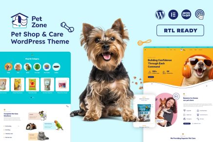 Petszone – Pets Care & Pet Shop WordPress Theme