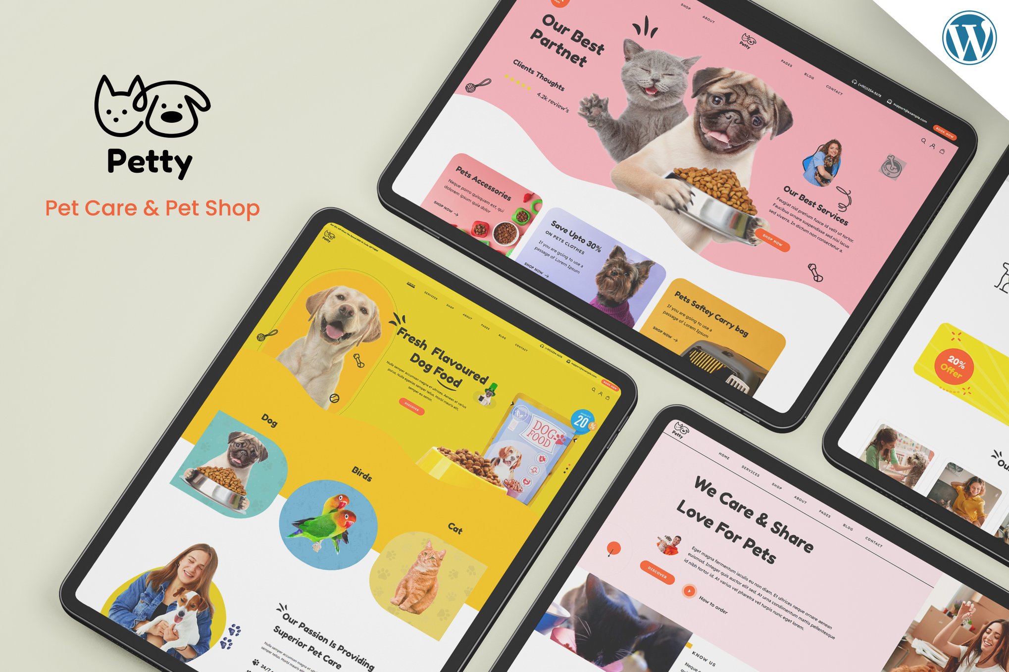 Petty – Pet Care & Pet Shop Theme