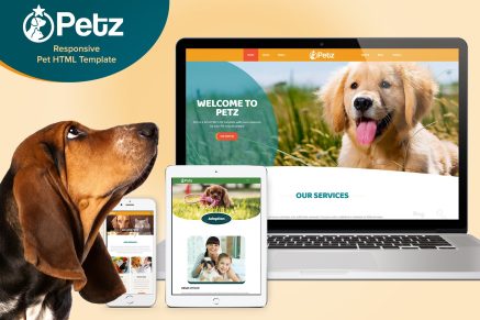 Petz – Responsive HTML Template