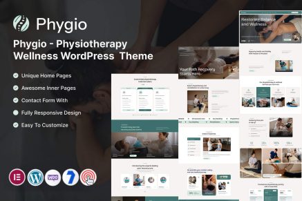 Phygio – Physiotherapy Wellness WordPress Theme