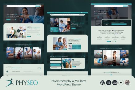 Physeo – Physiotherapy & Wellness WordPress Theme