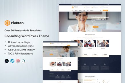 Pickton – Consulting WordPress Theme