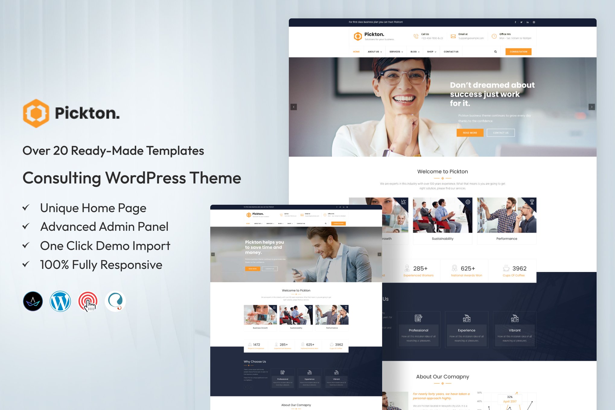 Pickton – Consulting WordPress Theme