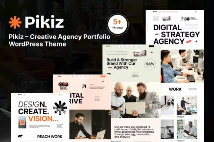 Pikiz – Creative Agency Portfolio WordPress Theme