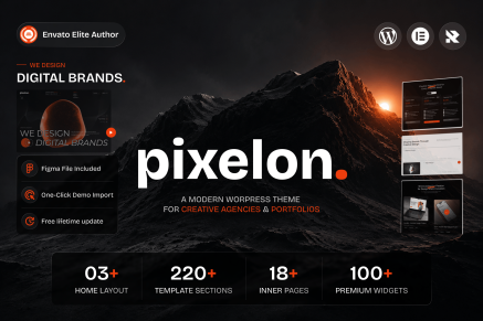 Pixelon – Creative Digital WordPress Theme