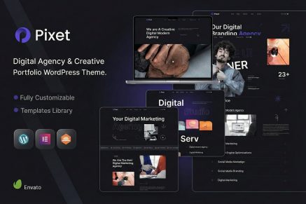 Pixet – Creative Portfolio WordPress Theme