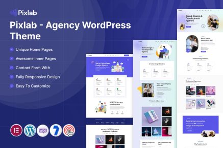 Pixlab – Agency WordPress Theme