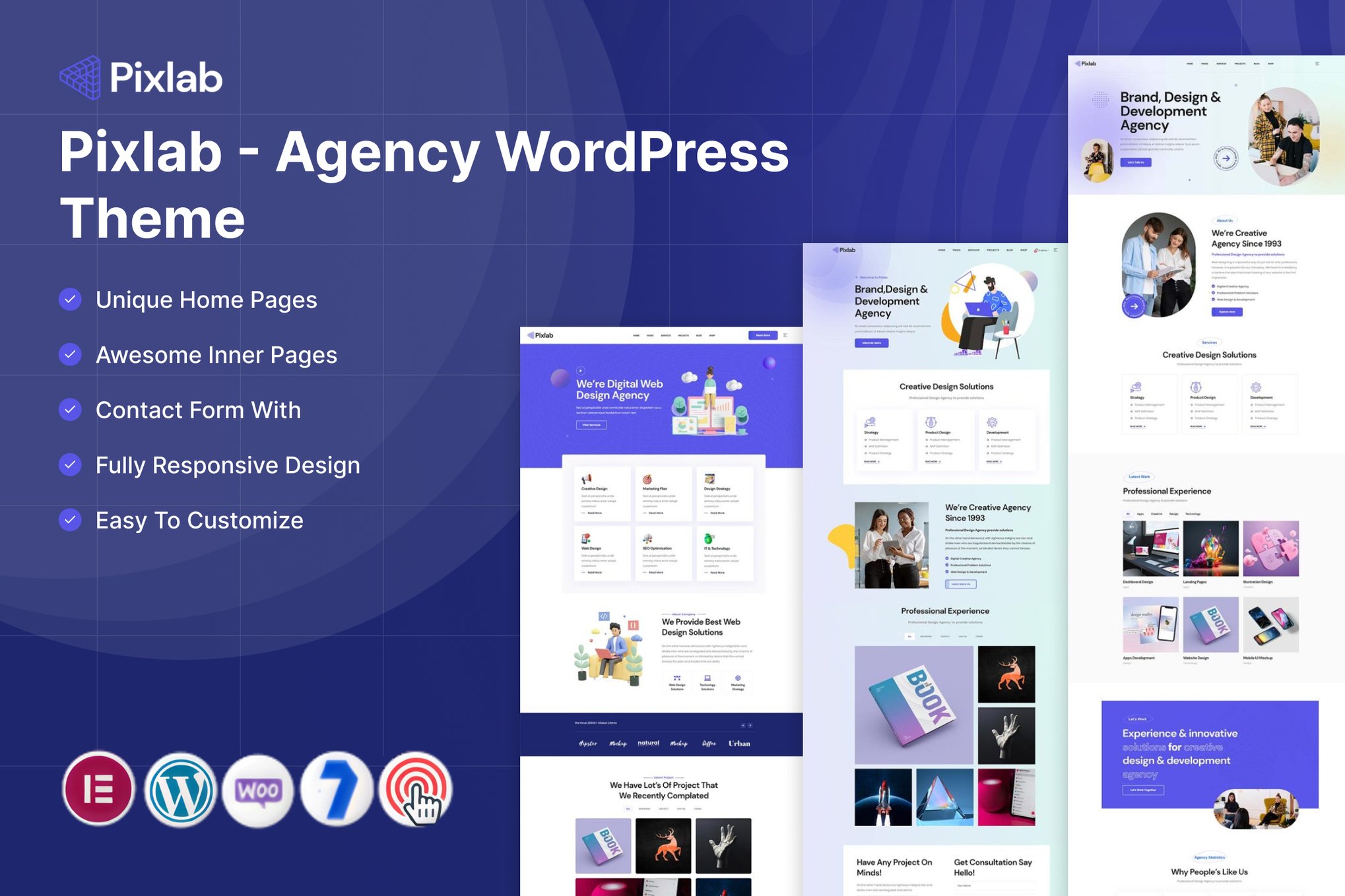 Pixlab – Agency WordPress Theme