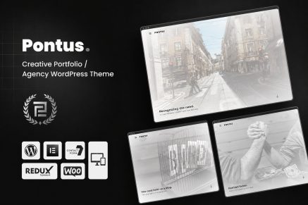 Pontus – Creative Portfolio Agency WordPress