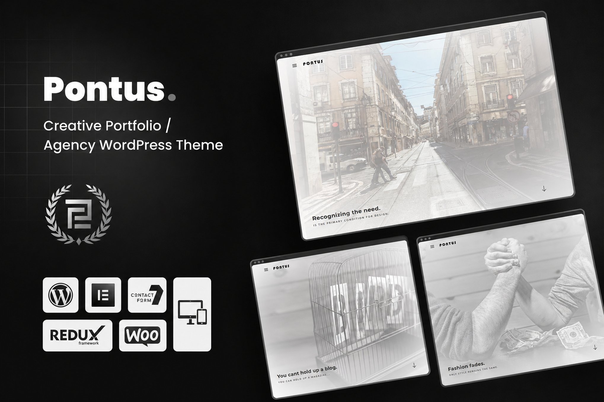 Pontus – Creative Portfolio Agency WordPress