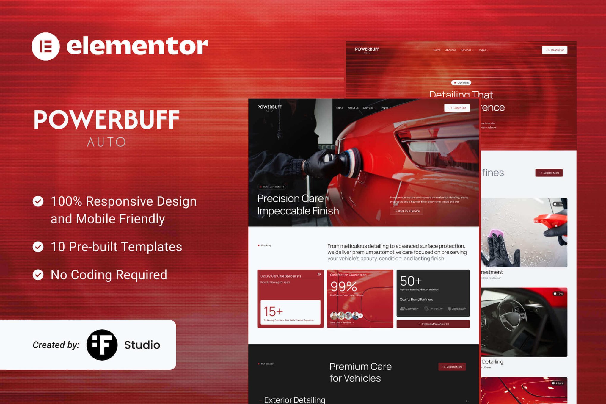 PowerBuff Auto – Car Detailing & Vehicle Protection Template Kit