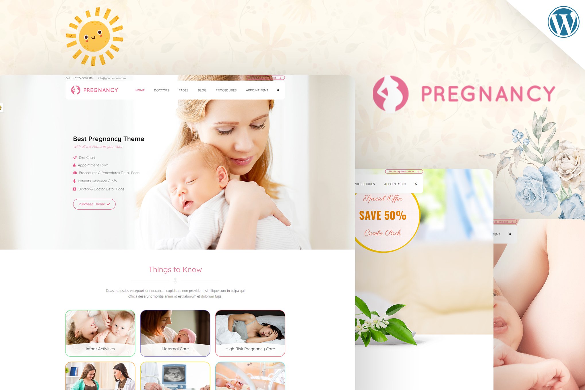 Pregnancy – Medical Doctor WordPress Theme