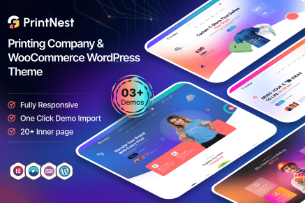 PrintNest – Printing Company WordPress Theme