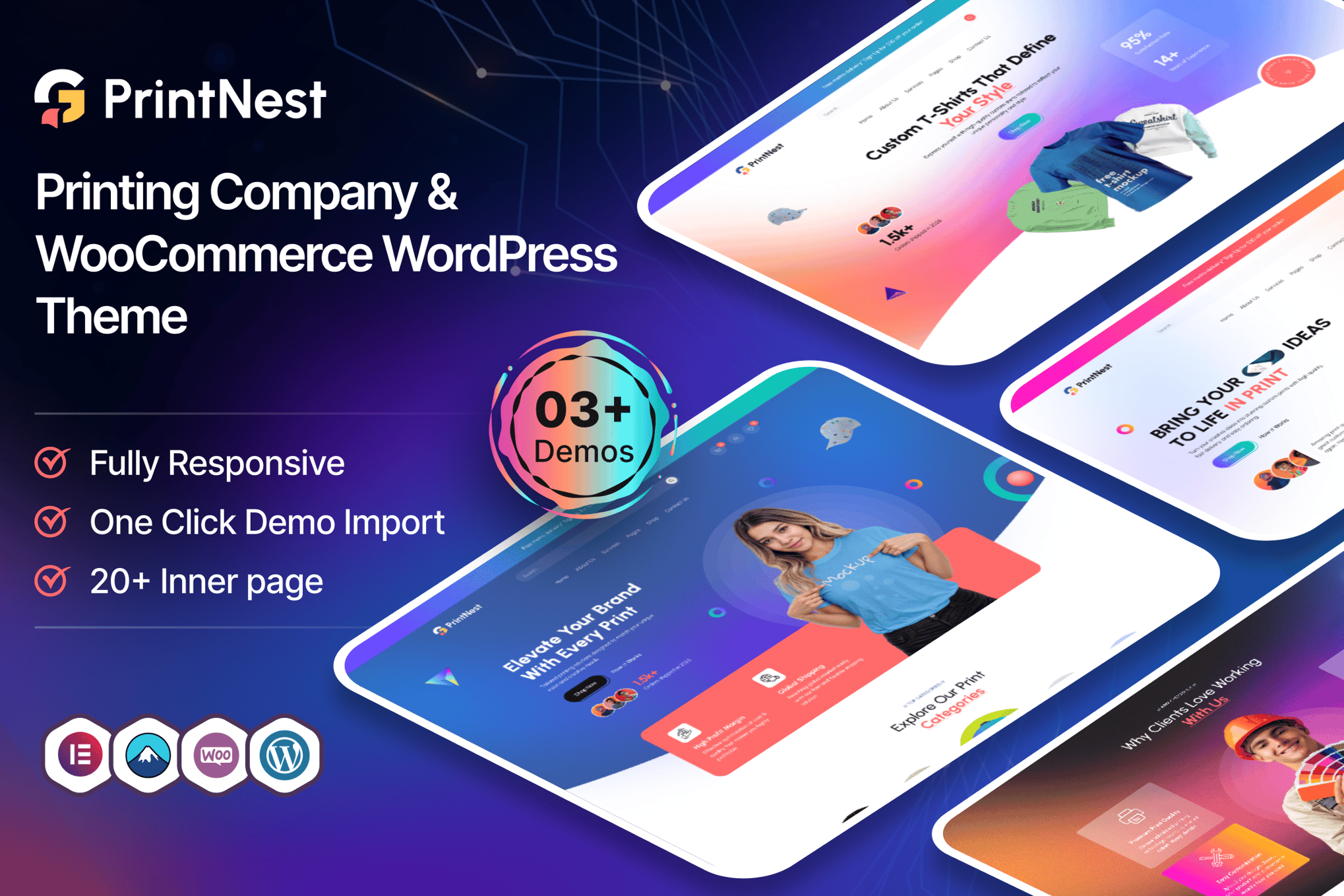 PrintNest – Printing Company WordPress Theme