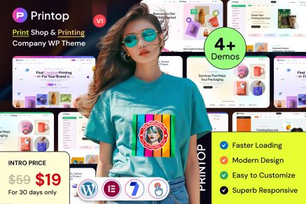 Printop – Print Shop & Printing Company WordPress