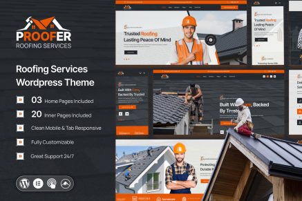 Proofer – Roofing Company WordPress Theme