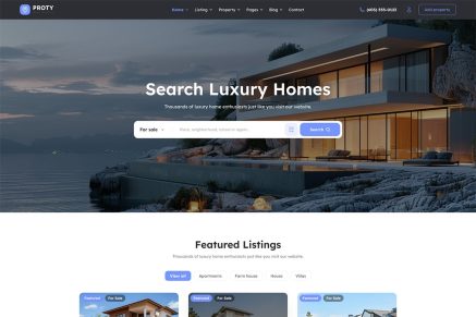 Proty – Real Estate WordPress Theme