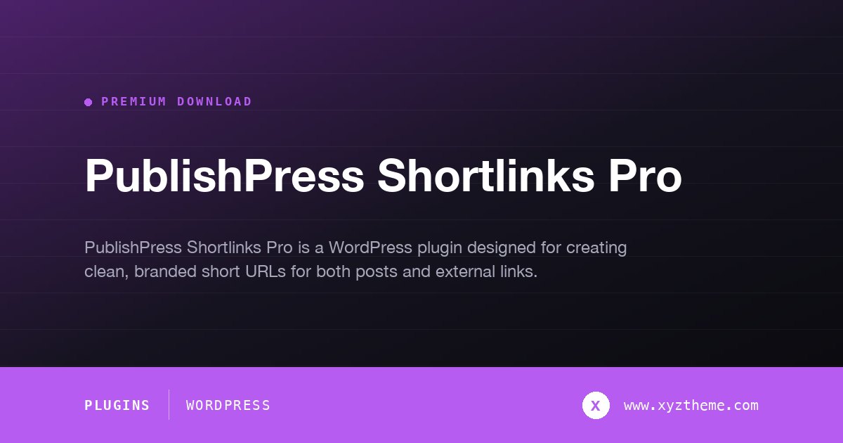 PublishPress Shortlinks Pro