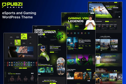 Pubzi – eSports and Gaming WordPress Theme