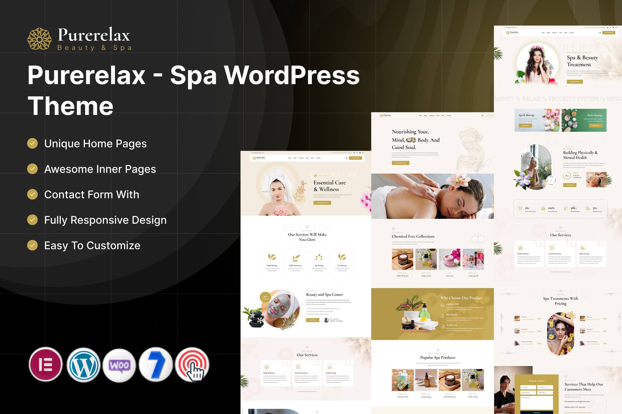 Purerelax – Spa WordPress Theme