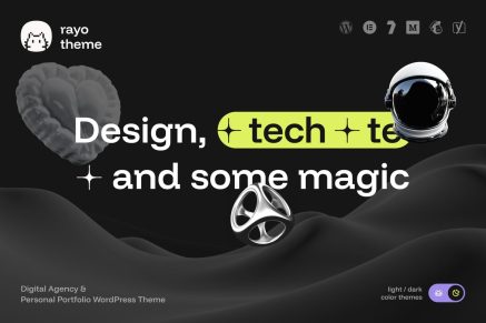 Rayo – Digital Agency & Personal WordPress Theme