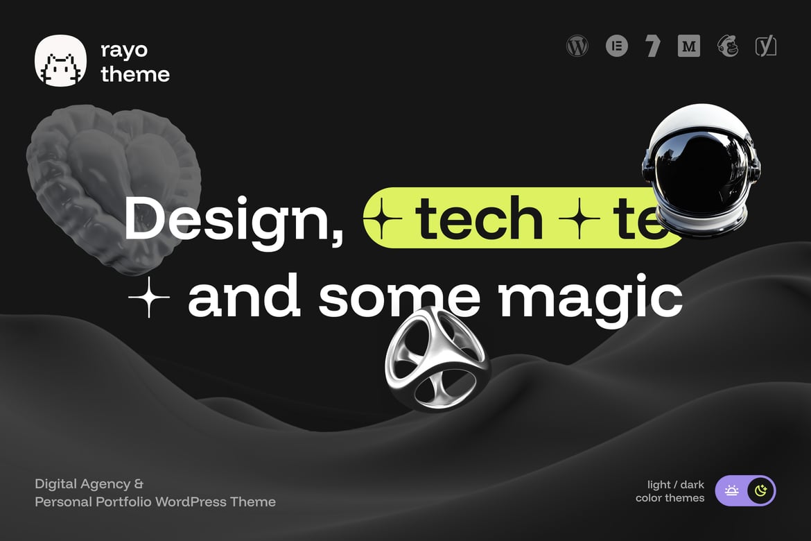 Rayo – Digital Agency & Personal WordPress Theme
