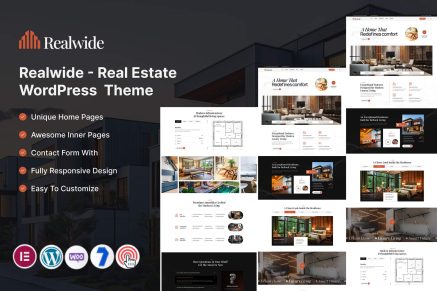 Realwide – Real Estate WordPress Theme