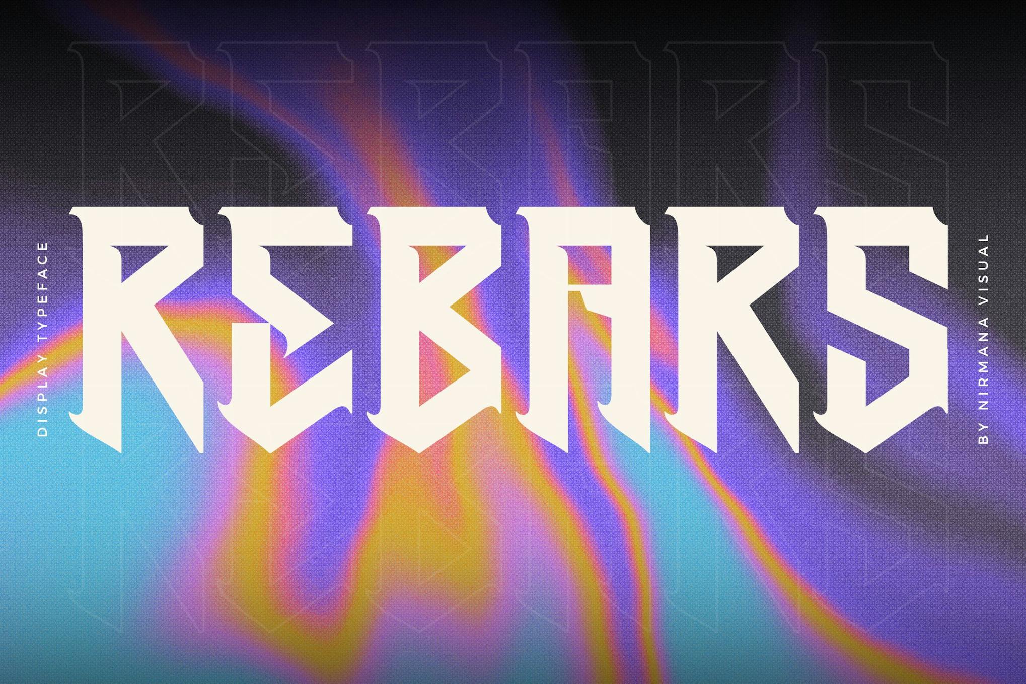 Rebars – Modern Vintage Font