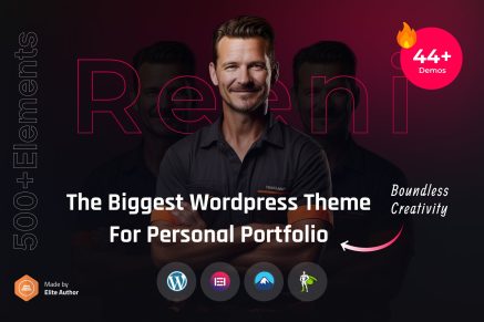 Reeni – Personal Portfolio Resume WordPress Theme