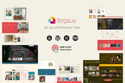 Regalia – Artist Portfolio, Art Gallery Theme