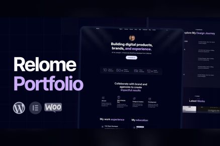 Relome – Personal Portfolio WordPress Theme