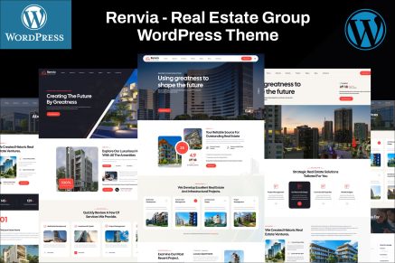Renvia – Real Estate Group WordPress Theme