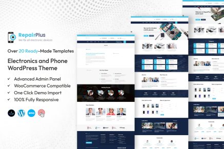 Repair Plus – Electronics & Phone WordPress Theme
