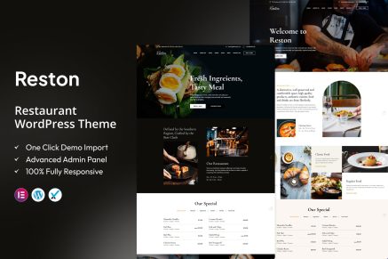 Reston – Restaurant WordPress Theme