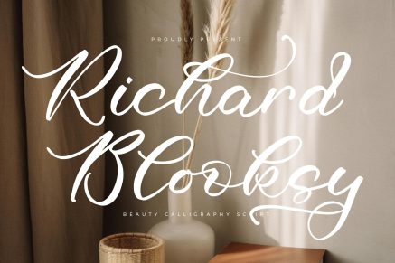 Richard Blooksy Calligraphy Script