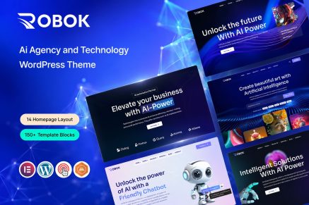 Robok – AI Agency & Technology WordPress Theme