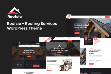 Roofsie – Roofing Services WordPress Theme
