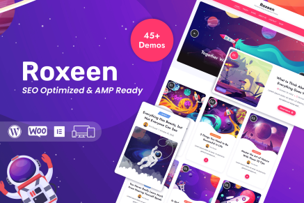 Roxeen | Personal Lightweight WordPress Theme