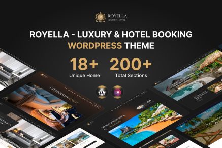 Royella – Luxury & Hotel Booking WordPress Theme