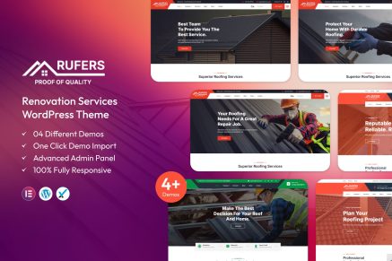 Rufers – Renovation Services WordPress Theme