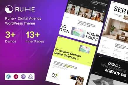 Ruhe – Digital Agency WordPress Theme