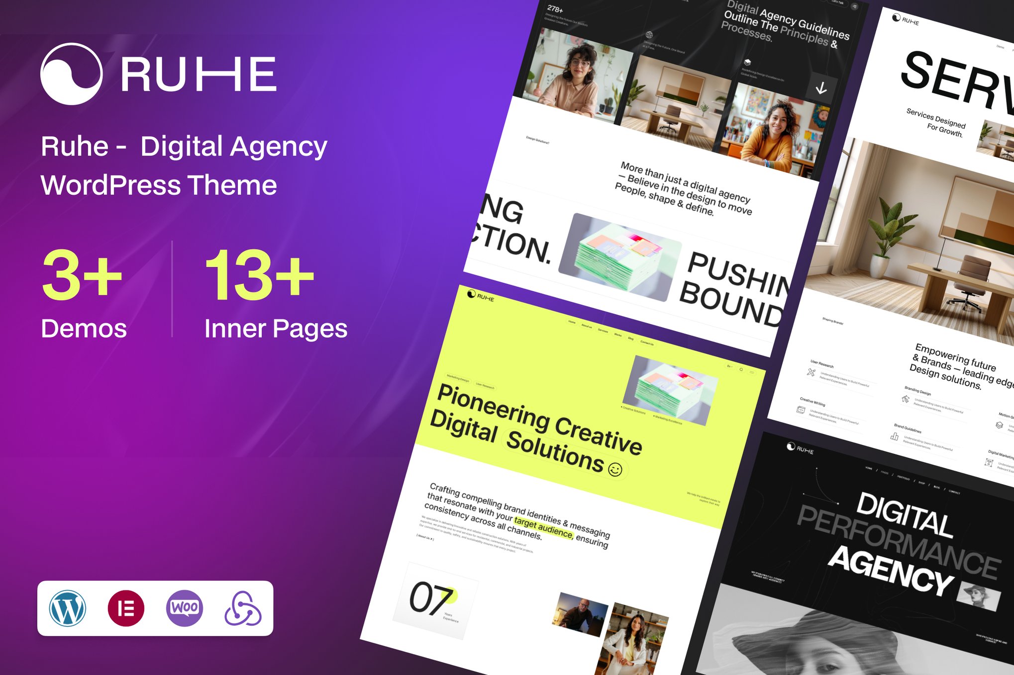 Ruhe – Digital Agency WordPress Theme