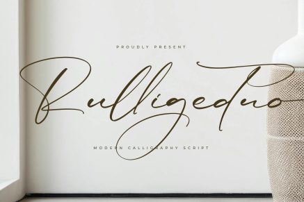 Rulligedro Modern Calligraphy Script