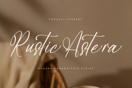 Rustic Astera Modern Handwritten Script